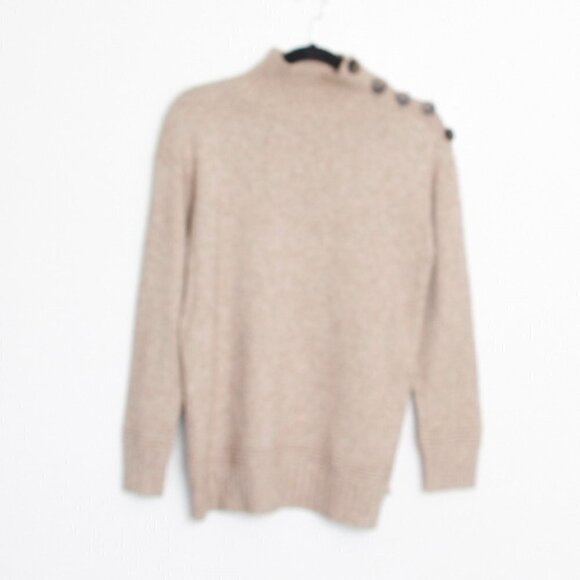 Anthropologie Tan Turtleneck Sweater - Picture 3 of 11